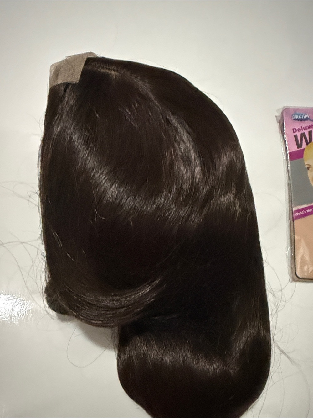 Dark Brown Women's Hairpiece - Natural Shine